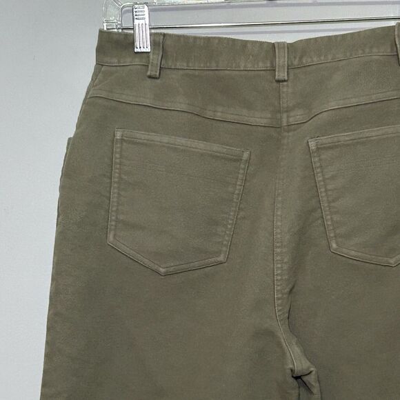 ORVIS Women's Heavy Double Brushed 100% Cotton Pants Olive Green Sz 10 Hong Kong - Picture 4 of 7